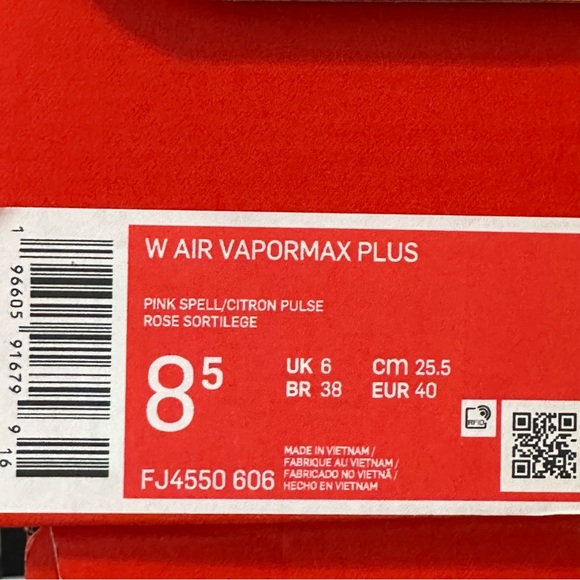 Nike Air VaporMax Plus Rainbow Pink Green Blue Yellow Women - Picture 12 of 13